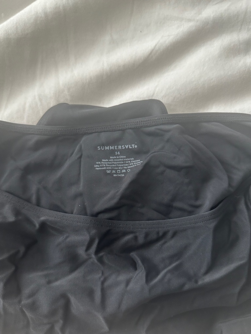 summersalt Ruched High Leg High Rise Bottom - Picture 3 of 3